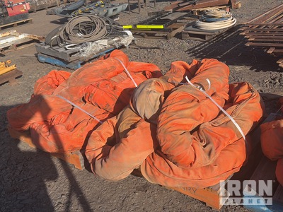 Quantity of (2) Pallets of 120 Tonne 8M Lifting Sling Varios. Industrial