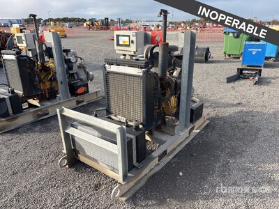 2010 Sykes MV1501C Skid-Mounted Pompe à eau (Inoperable)