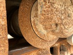 Undercarriage with Left Track Rollers