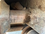 Undercarriage with Left Track Tensioner