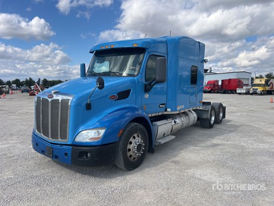 2018 Peterbilt 579 6x4 Cabeza Tractora Cabina Dormitorio