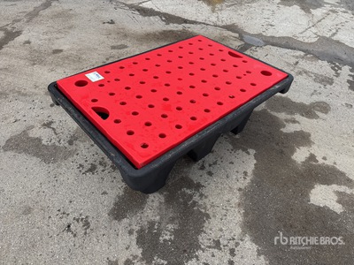 2026 Emiliana Serbatoi Poly Sump Pallet 2 Drums Bac de décantation Skid mounted Spill containment 120 L for 2 drums Tank (Unused)