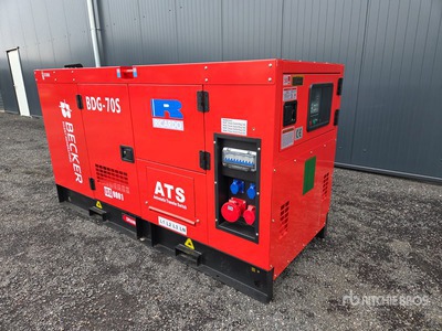 Becker BDG-70S 70KVA/56KW Generator Set