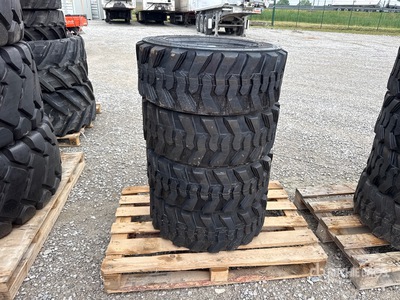 Quantity of (4) UNITEAM 10-16.5 SKS-1 TL Tyres