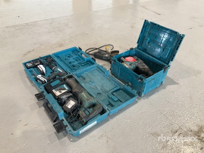 Quantity of (4) Makita Quantity of hand tools
