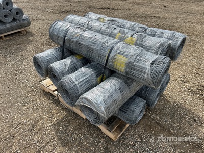 Quantity of (10) 2025 BYT FFC762 330 ft x 4 ft Galvanized Staccionata (Unused)