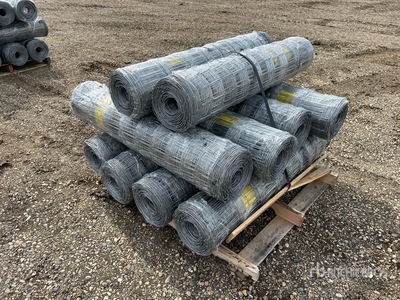 Quantity of (10) 2025 BYT FFC762 330 ft x 4 ft Galvanized Staccionata (Unused)