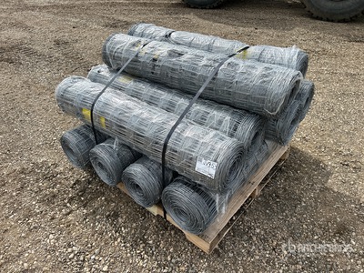 Quantity of (10) 2025 BYT FFC762 330 ft x 4 ft Galvanized Staccionata (Unused)