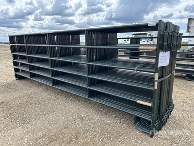 Quantity of (24) 2026 BYT PNL180 18 ft x 5 ft 6 in Panneau pour bétail (Unused)