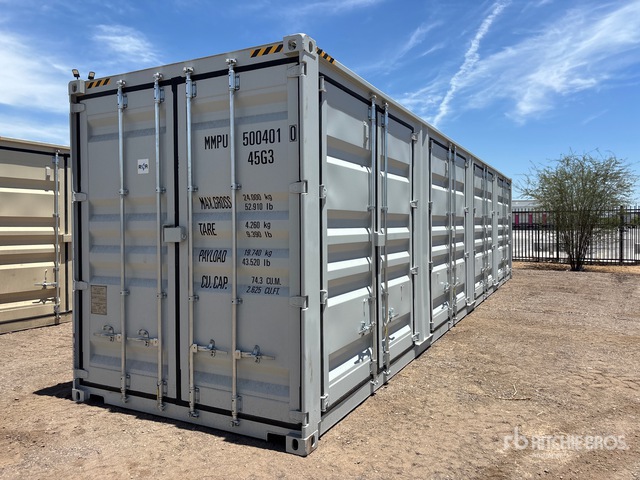 2026 40 ft High Cube Multi-Door Storage Container