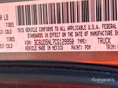 2012 Dodge Ram 2500 Laramie 4x4 Crew Cab Pickup
