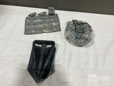 (98) Canteen Pouches, (81) M4 Three Mag Pouches & (98) Entrenching Tools