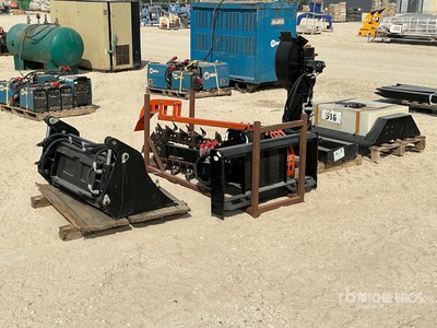 Quantity of (4) Skid Steer Attachments