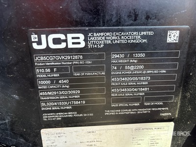 2019 JCB 510-56 Telehandler