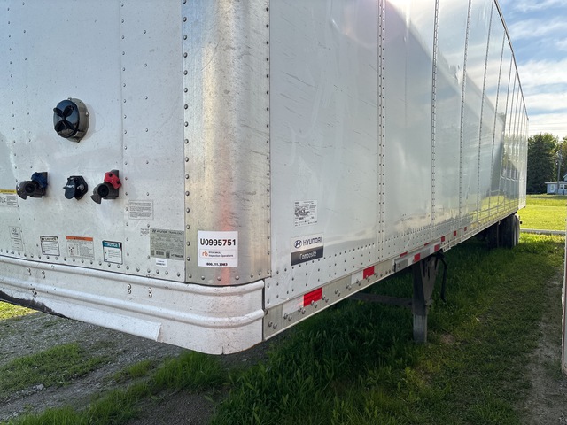 2025 Hyundai VC2530152-AJS 53 ft x 102 in T/A Van Trailer (Inoperable)