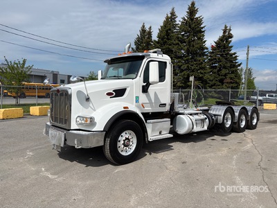 2019 Peterbilt 567 8x4 Heavy Haul Tri/A Day Cab Truck Tractor