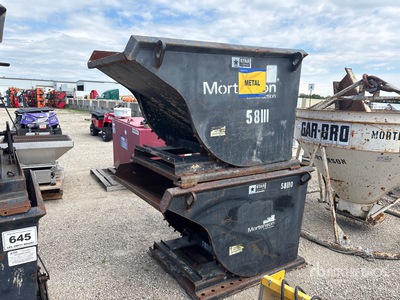 Quantity of (2) 5 ft Self-Dumping Hopper