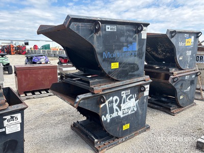 Quantity of (2) 5 ft Self-Dumping Hopper