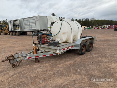 2006 Utility Trailer 500 gal T/A Galvanized Water Tank Trailer