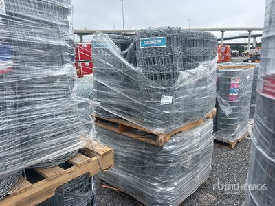 Quantity of (2) Pallets of Fencing And Barbed Wire