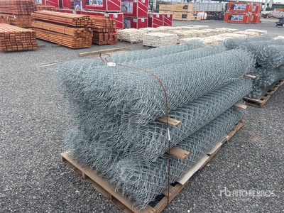 Quantity of (9) Rolls Of Chainlink Fence