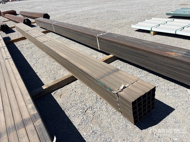 Quantity of (25) 2 1/4 in Square Blk Schedule 10 x 21 ft Steel Pipe