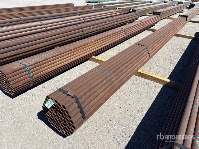 Quantity of (61) BDL 1 7/8 in OD BLK Schedule 40 x 21 ft Steel Pipe