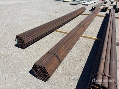 Quantity of (61) BDL 1 5/8 in OD BLK Schedule 40 x 24 ft Steel Pipe