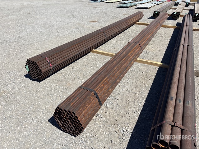 Quantity of (61) BDL 1 5/8 in OD BLK Schedule 40 x 24 ft Steel Pipe