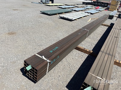 Quantity of (25) BDL 2 1/4 in Square BLK Schedule 10 x 24 ft Steel Pipe