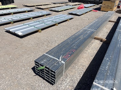 Quantity of (20) BDL 2 in x 4 in Galvanized Rectangle 11 GA 24 feet Steel Plate