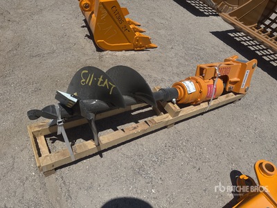 2026 GIYI 16 in Excavator Auger - Fits Cat 303 (Unused)