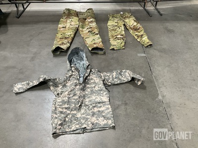 (7) Pairs of Cold Weather Trousers, (9) Cold Weather Parkas & Assorted Items