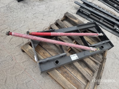 2026 GIYI GY-BF47 47 in Skid Steer Bale Spear - Fits GIYI BF47 (Unused)