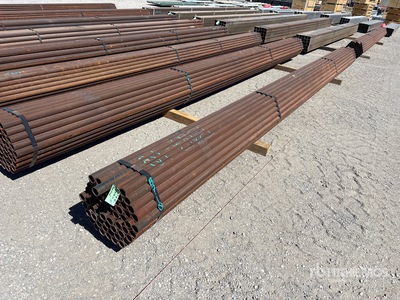 Quantity of (61) BDL 1 7/8 in OD BLK Schedule 40 x 21 ft Steel Pipe