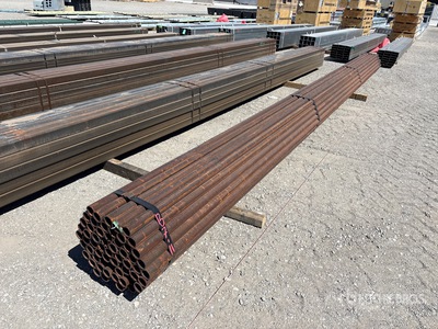 Quantity of (61) BDL 1 7/8 in OD BLK Schedule 40 x 21 ft Steel Pipe