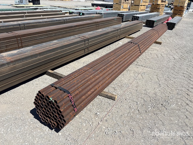 Quantity of (61) BDL 1 7/8 in OD BLK Schedule 40 x 21 ft Steel Pipe