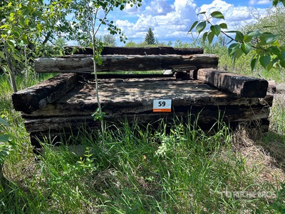 Quantity of (35) Rail Road Ties