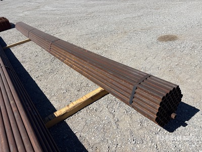Quantity of (61) BDL 1 5/8 in OD BLK Schedule 40 x 21 ft Steel Pipe