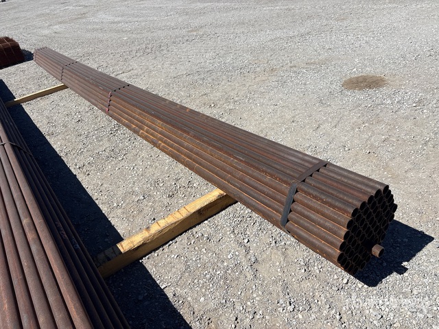Quantity of (61) BDL 1 5/8 in OD BLK Schedule 40 x 21 ft Steel Pipe