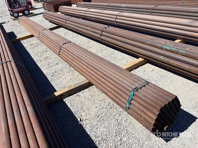 Quantity of (61) BDL 1 5/8 in OD BLK Schedule 40 x 24 ft Steel Pipe