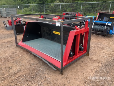 2026 Raytree RMVB78F 70 in Skid Steer Screening Bucket (Unused)