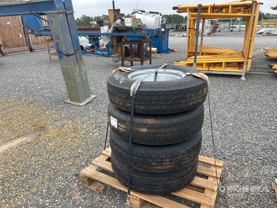 Quantity of (4) 8 Lug Radials 235 x 80 x 16 Tires
