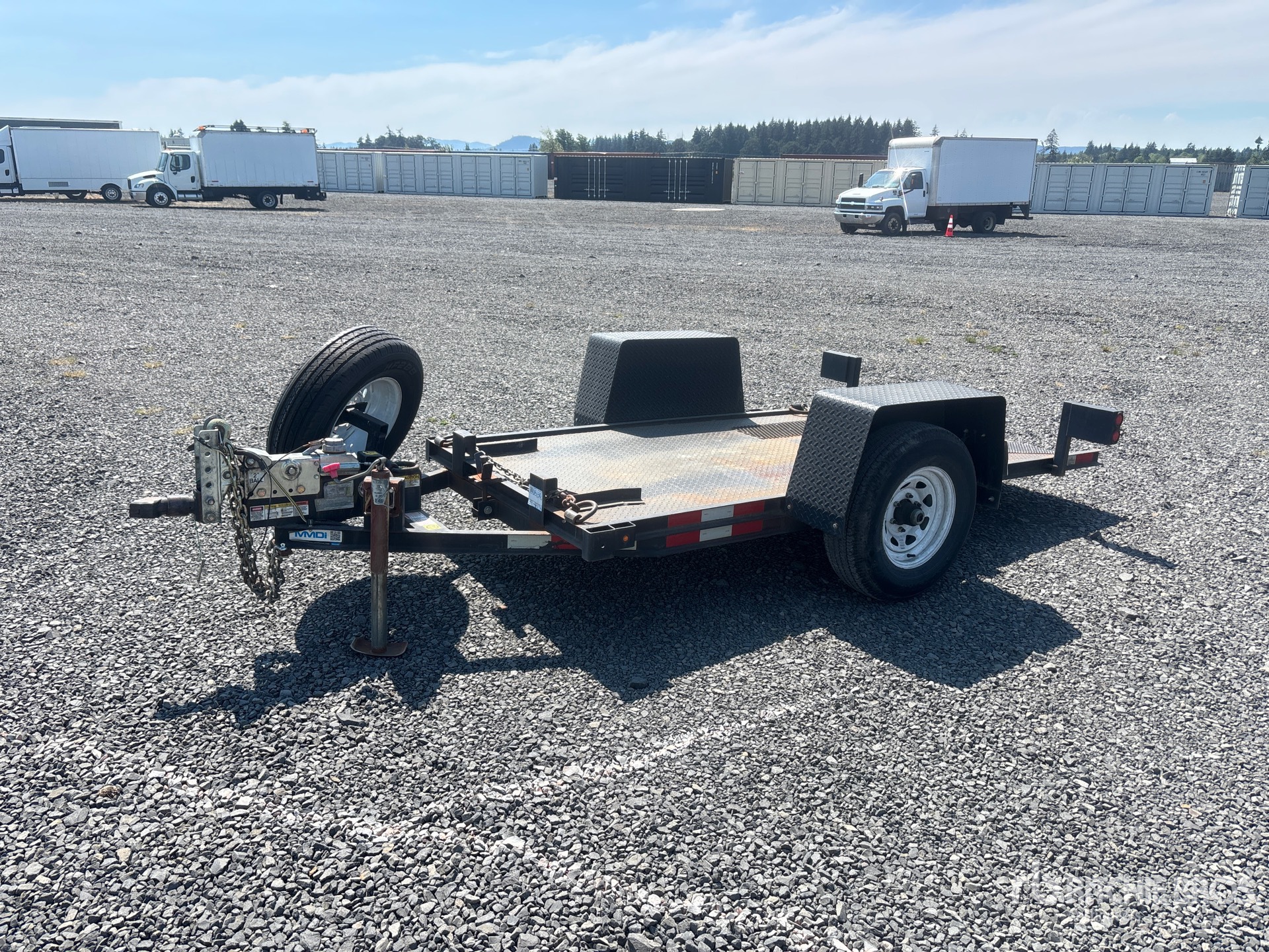 2019 MMDI 410LPT 10 ft S/A Trencher Trailer