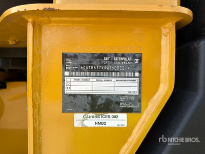 2023 Cat 637K Motor Scraper