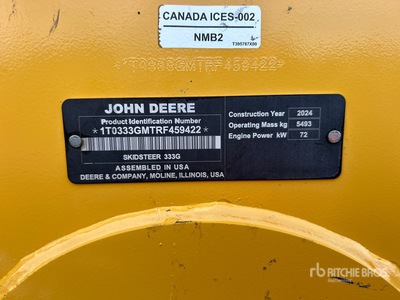2024 John Deere 333G Compact Track Loader