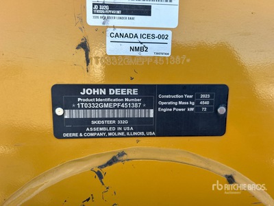 2023 John Deere 332G Skid Steer Loader
