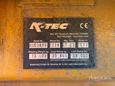 2023 K-TEC 1228 Pull Scraper
