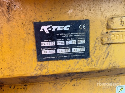 2024 K-TEC 1236 Pull Scraper
