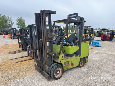 Clark GCX50 10000 lb Pneumatic Tire Forklift
